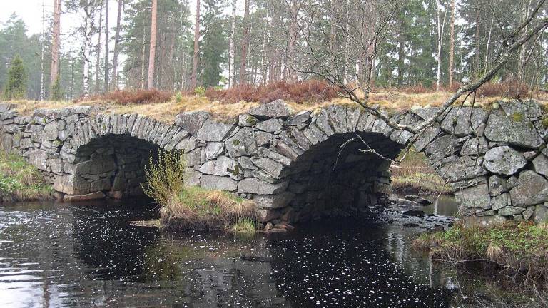 Stenvalvsbro. Foto Skogforsk.